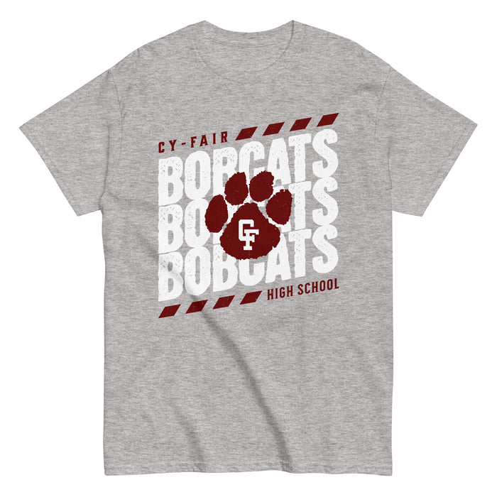 Cy-Fair High School Bobcats Sport Grey Classic Unisex T-shirt 223