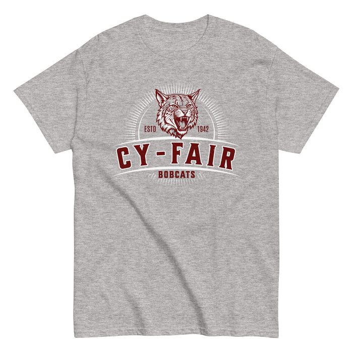 Cy-Fair High School Bobcats Sport Grey Classic Unisex T-shirt 221