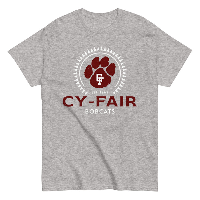 Cy-Fair High School Bobcats Sport Grey Classic Unisex T-shirt 226