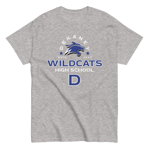 Dekaney High School Wildcats Heather Grey Classic Unisex T-shirt 222