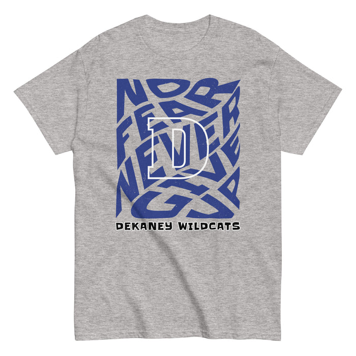 Dekaney High School Wildcats Heather Grey Classic Unisex T-shirt 236