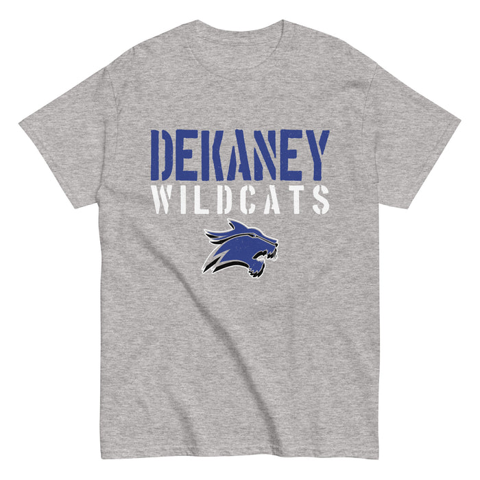 Dekaney High School Wildcats Heather Grey Classic Unisex T-shirt 017