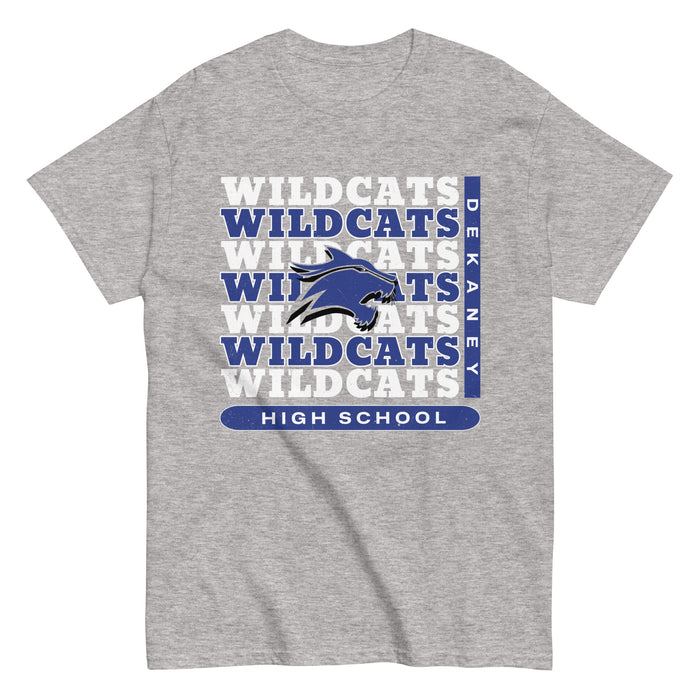 Dekaney High School Wildcats Heather Grey Classic Unisex T-shirt 235