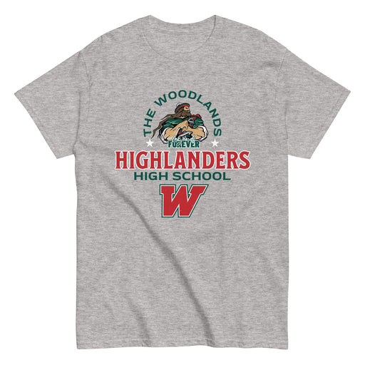 The Woodlands High School Highlanders Sport Grey Classic Unisex T-shirt 222