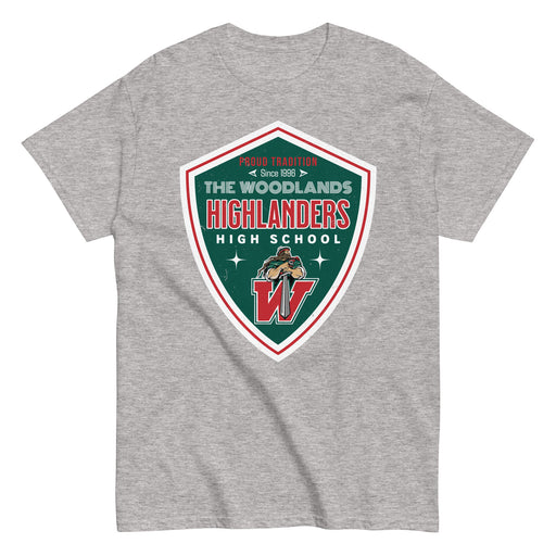 The Woodlands High School Highlanders Sport Grey Classic Unisex T-shirt 225