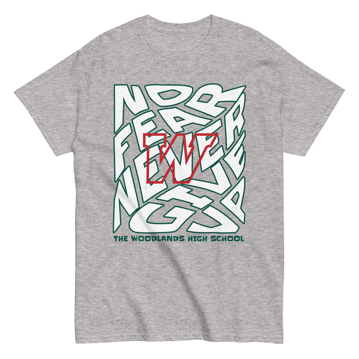 The Woodlands High School Highlanders Sport Grey Classic Unisex T-shirt 236