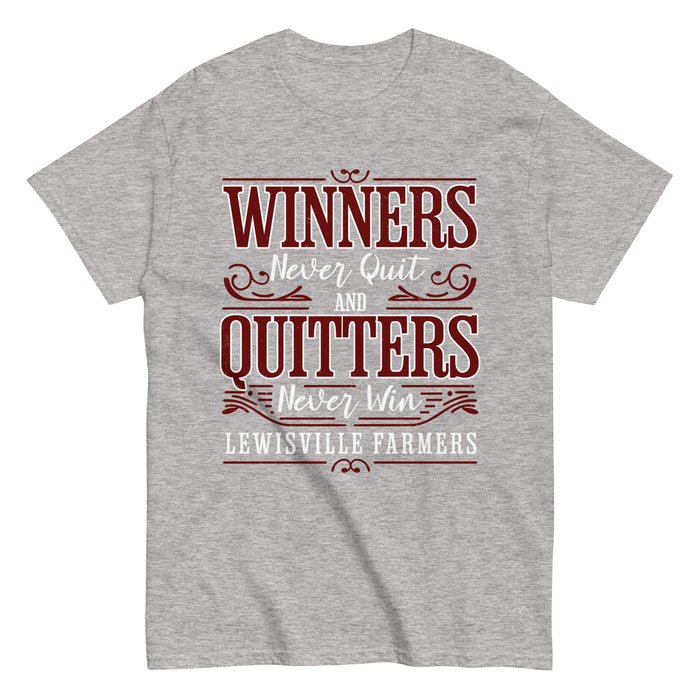 Lewisville High School Farmers Grey Classic Unisex T-shirt 237