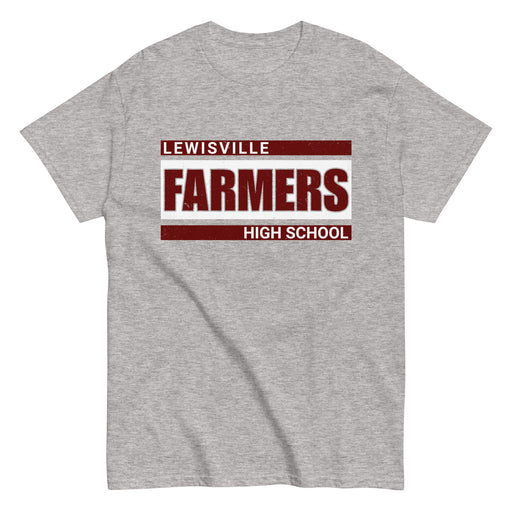 Lewisville High School Farmers Grey Classic Unisex T-shirt 098