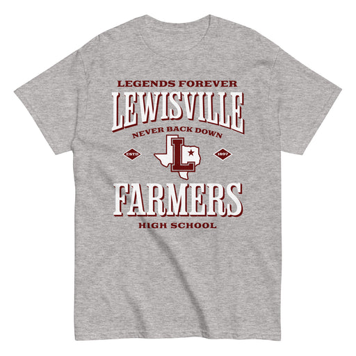 Lewisville High School Farmers Grey Classic Unisex T-shirt 230