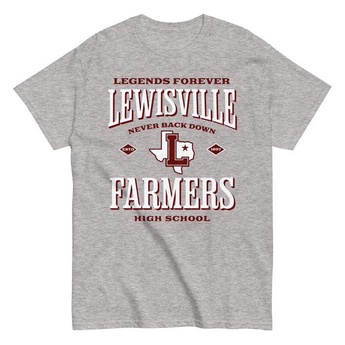 Lewisville High School Farmers Grey Classic Unisex T-shirt 230