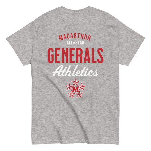 MacArthur High School Generals Grey Classic Unisex T-shirt 034
