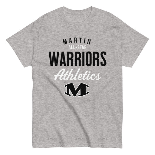 Martin High School Warriors Grey Classic Unisex T-shirt 034