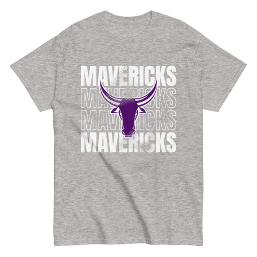 Morton Ranch High School Mavericks Grey Classic Unisex T-shirt 233