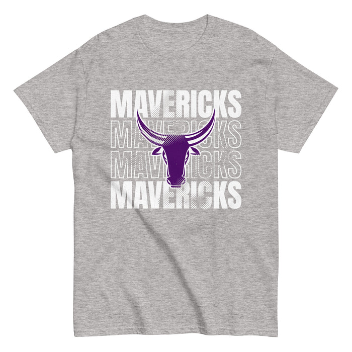 Morton Ranch High School Mavericks Grey Classic Unisex T-shirt 233