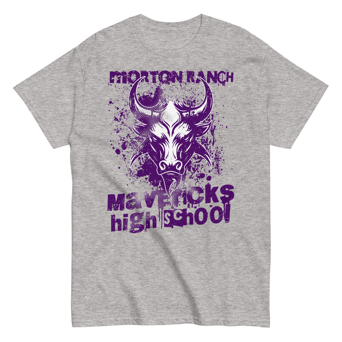 Morton Ranch High School Mavericks Grey Classic Unisex T-shirt 205
