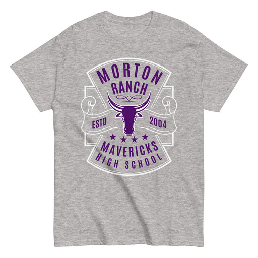Morton Ranch High School Mavericks Grey Classic Unisex T-shirt 207