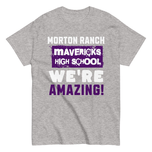 Morton Ranch High School Mavericks Grey Classic Unisex T-shirt 231