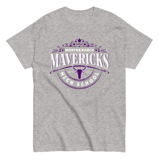 Morton Ranch High School Mavericks Grey Classic Unisex T-shirt 211