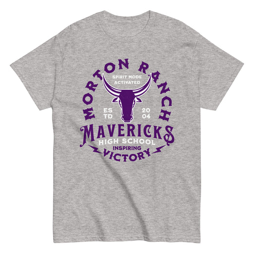 Morton Ranch High School Mavericks Grey Classic Unisex T-shirt 206