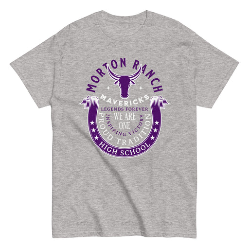 Morton Ranch High School Mavericks Grey Classic Unisex T-shirt 229