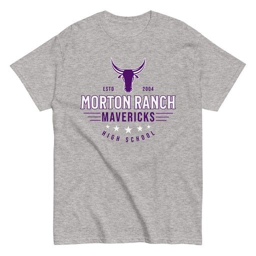 Morton Ranch High School Mavericks Grey Classic Unisex T-shirt 217