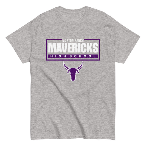 Morton Ranch High School Mavericks Grey Classic Unisex T-shirt 049