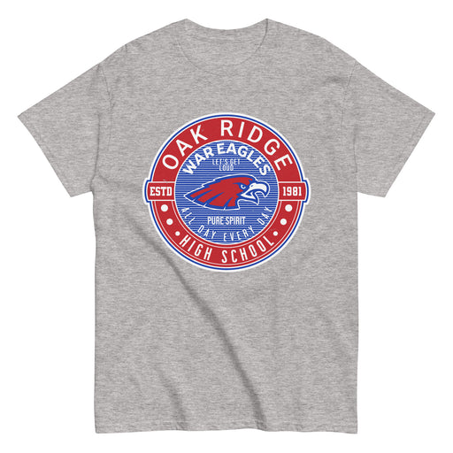 Oak Ridge High School War Eagles Grey Classic Unisex T-shirt 224