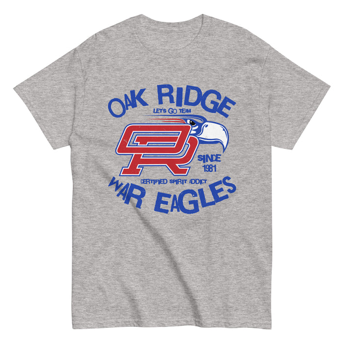 Oak Ridge High School War Eagles Grey Classic Unisex T-shirt 228