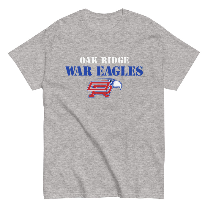Oak Ridge High School War Eagles Grey Classic Unisex T-shirt 017