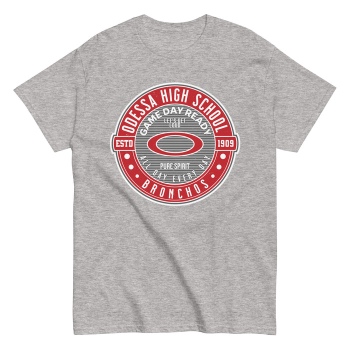 Odessa High School Bronchos Grey Classic Unisex T-shirt 224