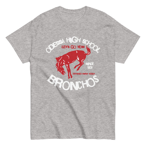 Odessa High School Bronchos Grey Classic Unisex T-shirt 228