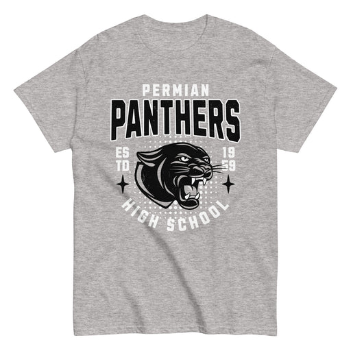 Permian High School Panthers Grey Classic Unisex T-shirt 204
