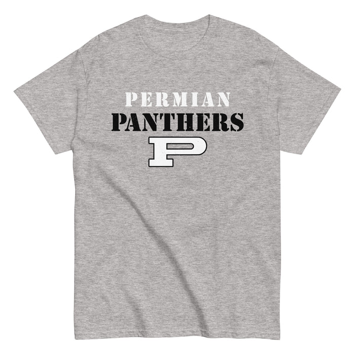 Permian High School Panthers Grey Classic Unisex T-shirt 017