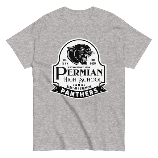 Permian High School Panthers Grey Classic Unisex T-shirt 219