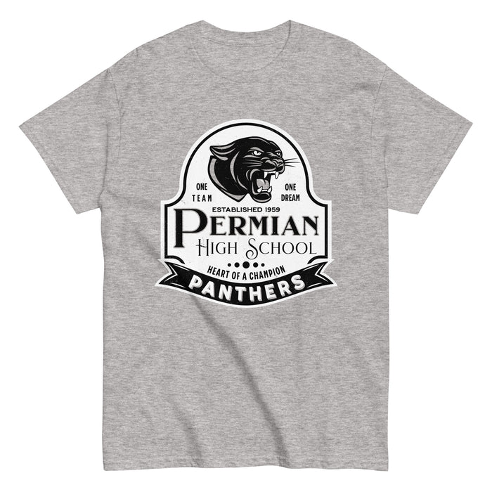 Permian High School Panthers Grey Classic Unisex T-shirt 219