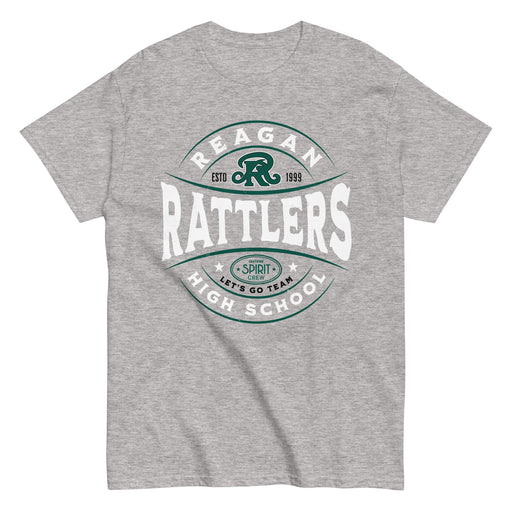 Reagan High School Rattlers Grey Classic Unisex T-shirt 218