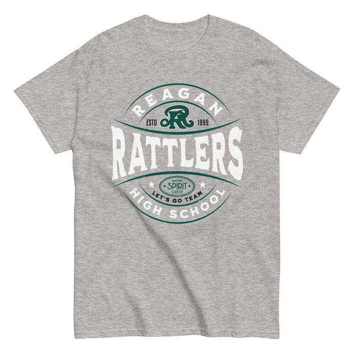 Reagan High School Rattlers Grey Classic Unisex T-shirt 218