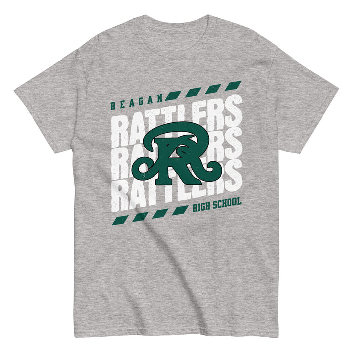 Reagan High School Rattlers Grey Classic Unisex T-shirt 223