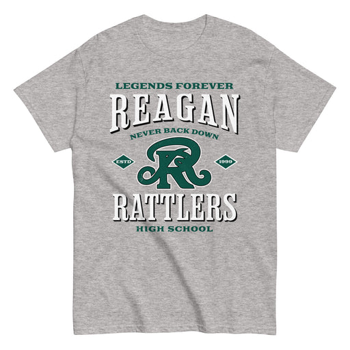 Reagan High School Rattlers Grey Classic Unisex T-shirt 230