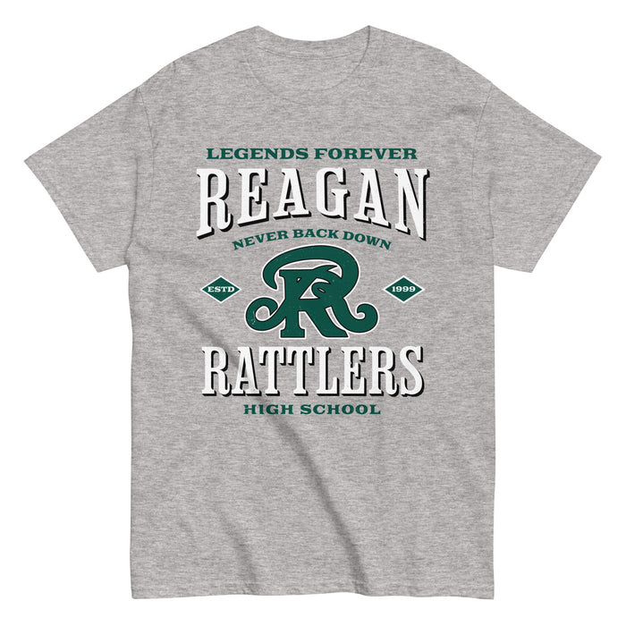 Reagan High School Rattlers Grey Classic Unisex T-shirt 230