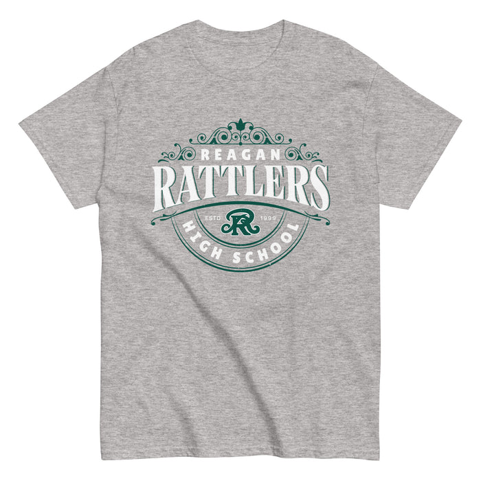 Reagan High School Rattlers Grey Classic Unisex T-shirt 211
