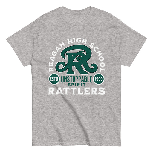 Reagan High School Rattlers Grey Classic Unisex T-shirt 208