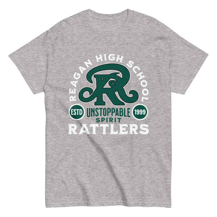 Reagan High School Rattlers Grey Classic Unisex T-shirt 208