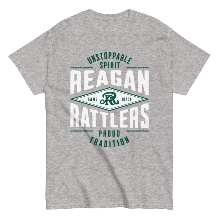 Reagan High School Rattlers Grey Classic Unisex T-shirt 210