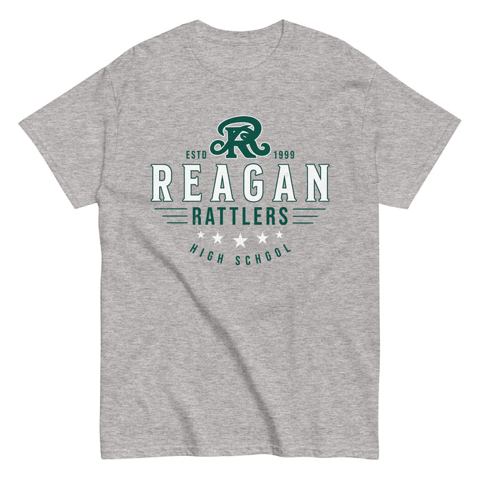 Reagan High School Rattlers Grey Classic Unisex T-shirt 217