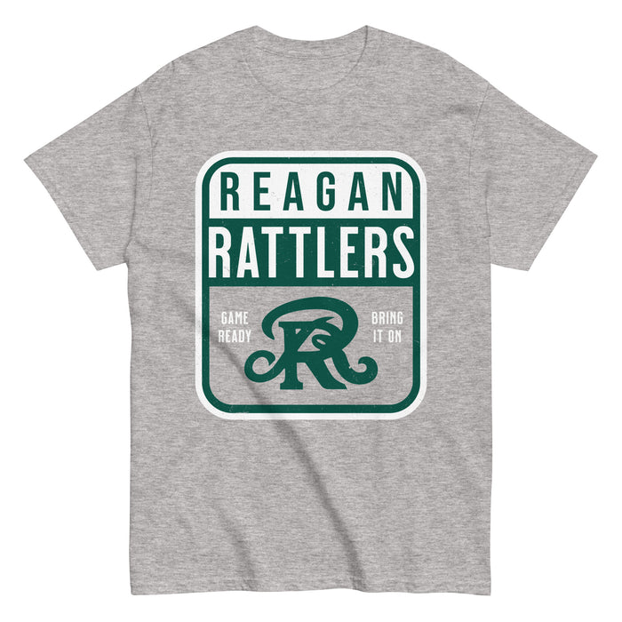 Reagan High School Rattlers Grey Classic Unisex T-shirt 001