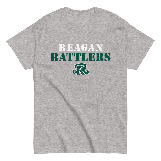 Reagan High School Rattlers Grey Classic Unisex T-shirt 017