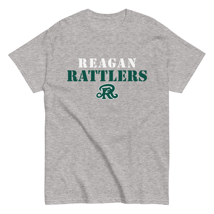 Reagan High School Rattlers Grey Classic Unisex T-shirt 017