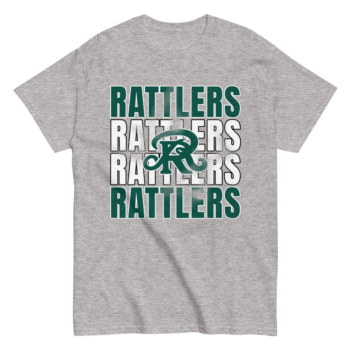 Reagan High School Rattlers Grey Classic Unisex T-shirt 233