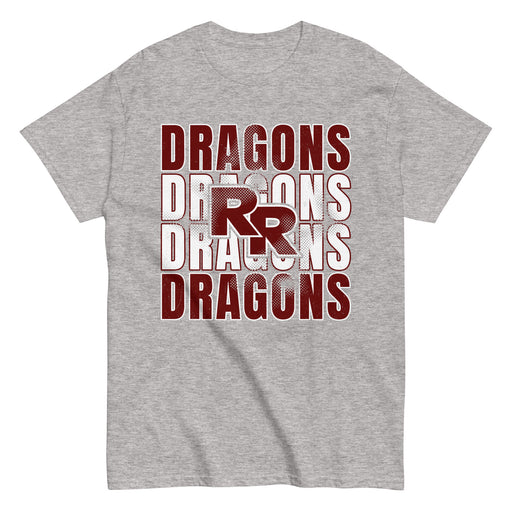 Round Rock High School Dragons Grey Classic Unisex T-shirt 233